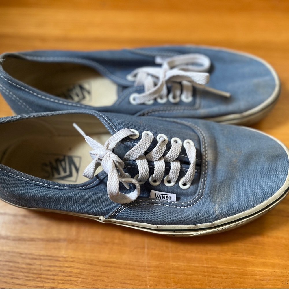 Vans Blue Canvas Sneakers